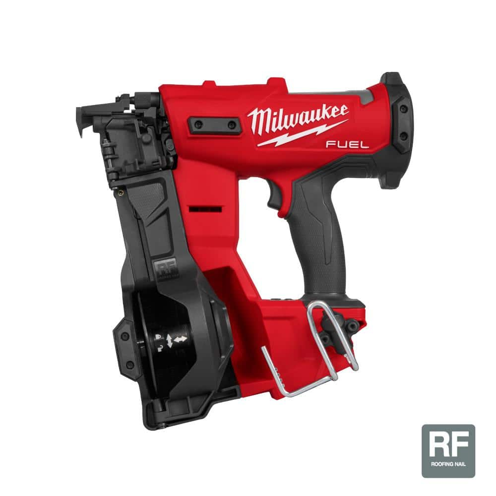 Milwaukee M18 FUEL 18-Volt Lithium-Ion Brushless Cordless Coil Roofing Nailer (Tool Only)