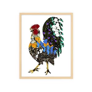 Flora and Fauna 49 -Framed Giclee Animal Art Print 42 in. x 34 in.