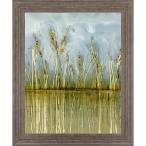 "Allure" By Hollack Framed Graphic Print Abstract Wall Art 28 in. x 34 in.