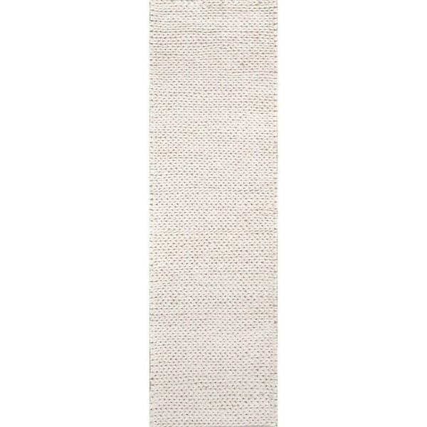 RUGS USA Helga Casual Jute Off White 2 ft. x 8 ft. Runner Rug