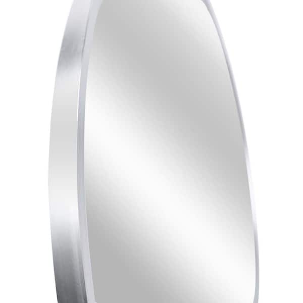 Source 6mm silver 32 inch 28 inch extra large circle round wall mirror  stick on the wall on m.