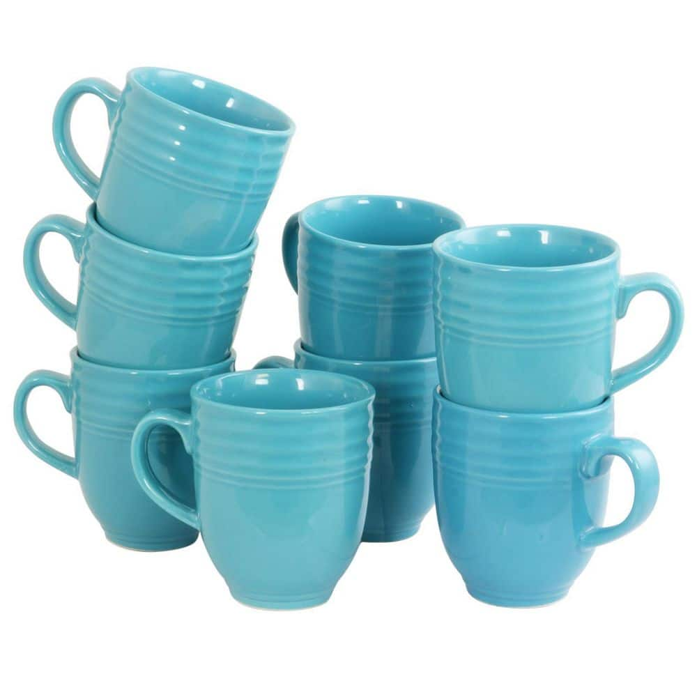 GIBSON HOME Cavill 2-Piece 25 oz. glass mug set 985120226M - The Home Depot