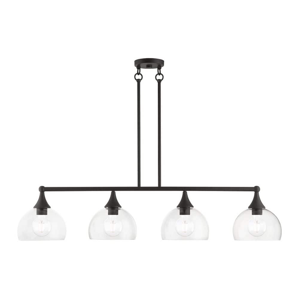 Brnyan 4 Light Bronze Linear Chandelier for Kitchen Island with No Bulbs Included price history on PriceWatchPro
