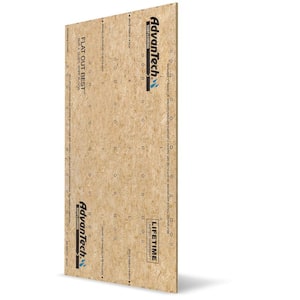 AdvanTech 23/32 in. x 4 ft. x 8 ft. Struct-1 Rated Oriented Strand Board Tongue and Groove Subfloor Panel