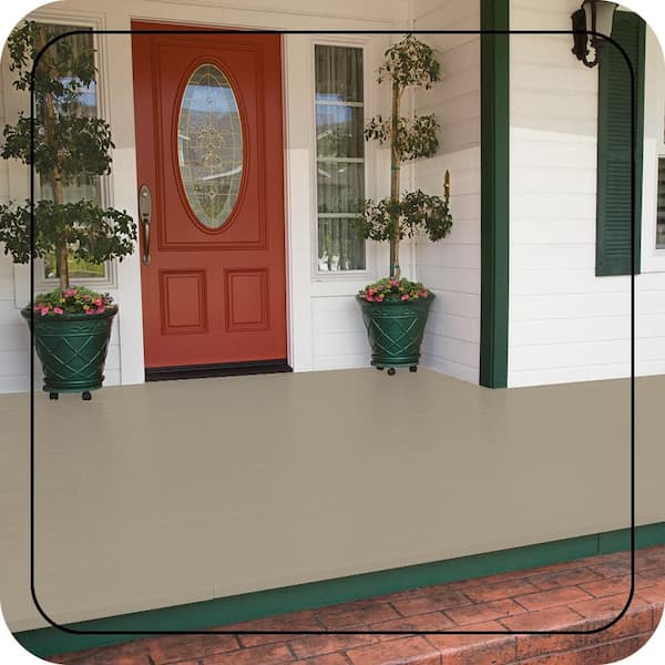 5 gal. Home Decorators Collection #HDC-NT-09 Basic Khaki Low-Lustre Enamel Interior/Exterior Porch and Patio Floor Paint