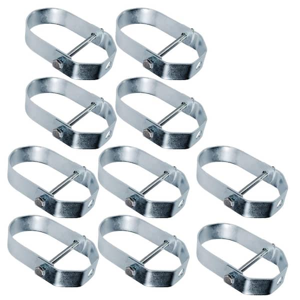 PLUMBFLEX 2 in. Clevis Hanger for Vertical Pipe Support in Standard Electro Galvanized Steel (10-Pack)
