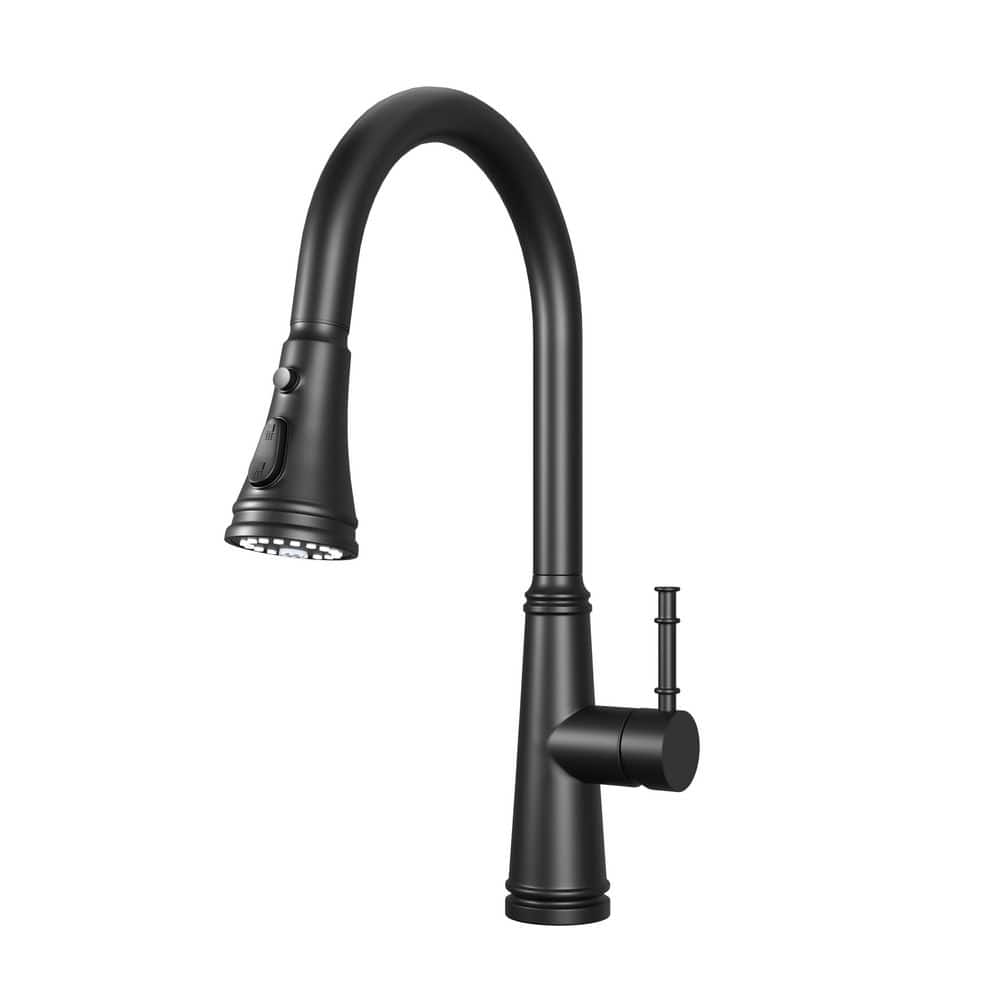 FORCLOVER SingleHandle PullDown Sprayer Kitchen Faucet Stainless