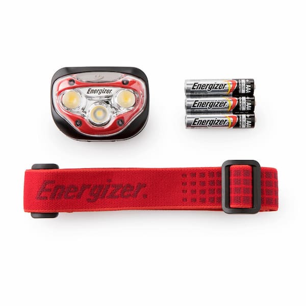 Energizer Vision HD Headlamp Lp09071 300 Lumens Red Ipx4 3 AAA Batteries for sale online 