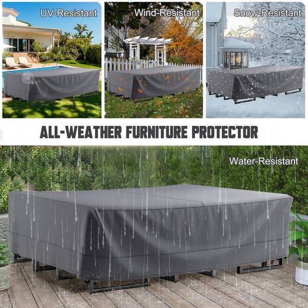 Pocassy 600D PVC Coated Fabric Universal Simple Outdoor Patio