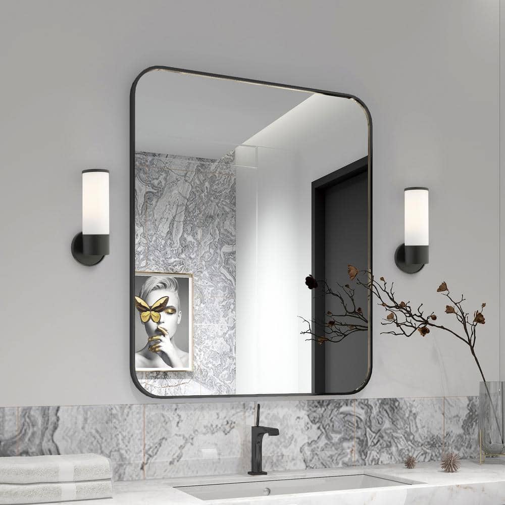 Lindale Black Steel Wall Mount Sconce Light