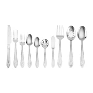 Mirage Frost 45-Piece Flatware Set with Wire Caddy (Service for 8)