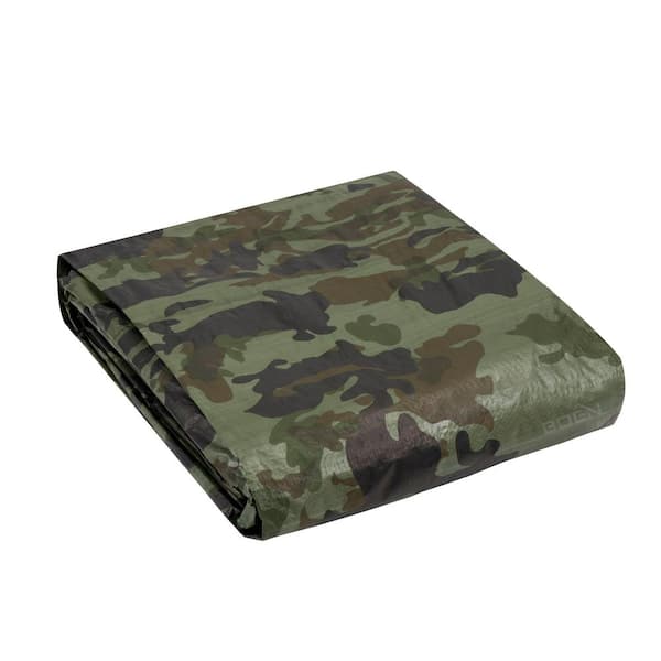 Camo Heavy Duty Tarpaulin Waterproof Cover Ground Sheet Camouflage Tarpaulin 