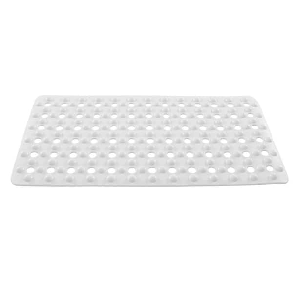 Bath Bliss Non-Slip Bubble Texture Bath Mat in White 10243-WHITE - The ...