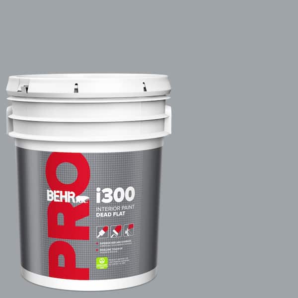 BEHR PRO 5 gal. #N510-4 Supernova Dead Flat Interior Paint