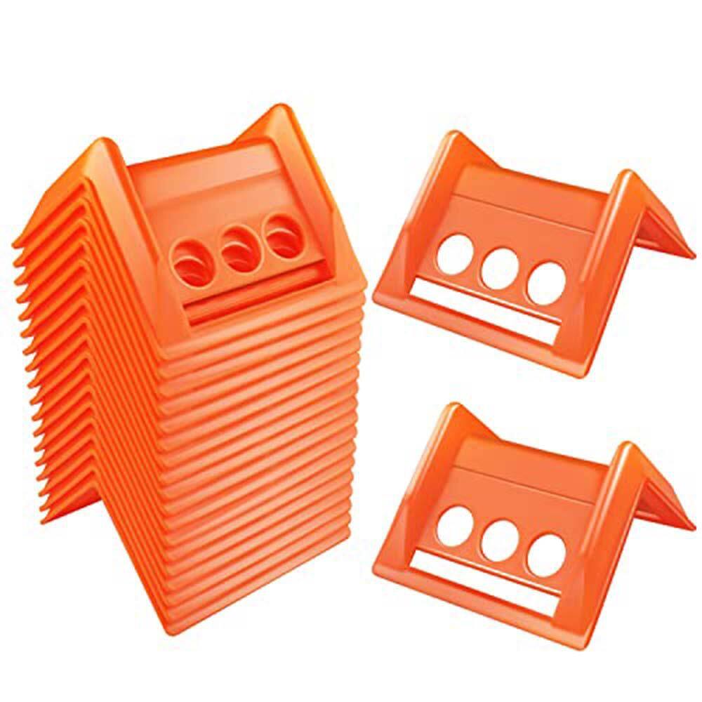 20 Pack V Shaped Plastic Flatbed Edge Protectors for Cargo Loads and Shipping, Durable Orange Tie Down Straps 3.46 lb price history on PriceWatchPro