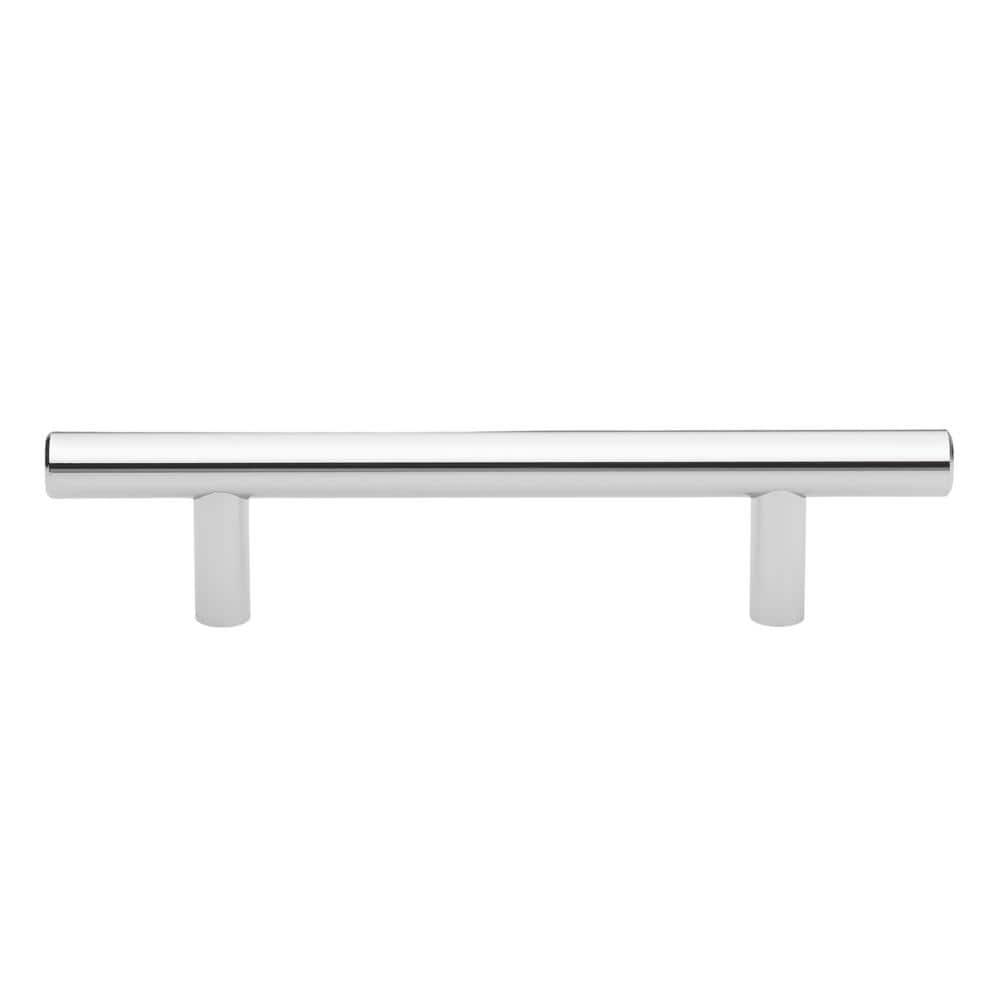 3-3/4 in. Center-to-Center Polished Chrome Finish Solid Handle Bar Pulls (10-Pack) price history on PriceWatchPro