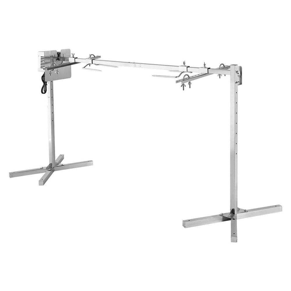 VEVOR AC120V 8-Level Electric Rotisserie Grill Kit, 132 lbs. Capacity, 38-Watt Motor, Stainless Steel Automatic BBQ Spit