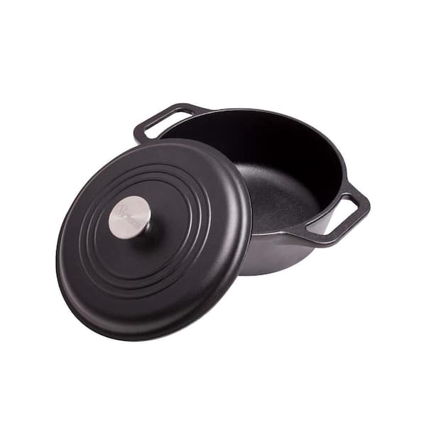 Victoria 4 qt. Cast Iron Dutch Oven with Lid, Seasoned Cast Iron