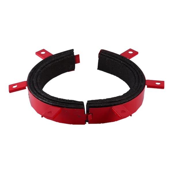 HOLDRITE HydroFlame Firestop 6 in. Intumescent Pipe Collar
