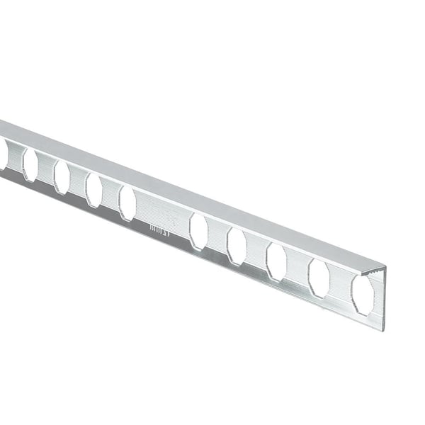 EMAC Novosuelo Natural 1 in. x 98-1/2 in. Aluminum Tile Edging Trim