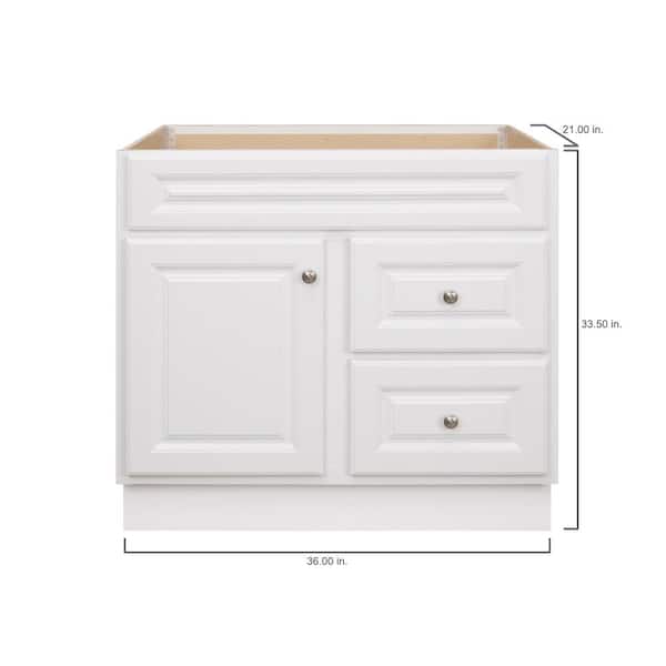 Bathroom Vanity Cabinet Only, 36 Inch Bathroom Vanity Without Top Home Depot