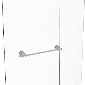 Que New 24 in. Over-the-door Shower Door Towel Bar in Polished Chrome