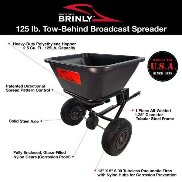 Pull behind spreader discount for zero turn mower