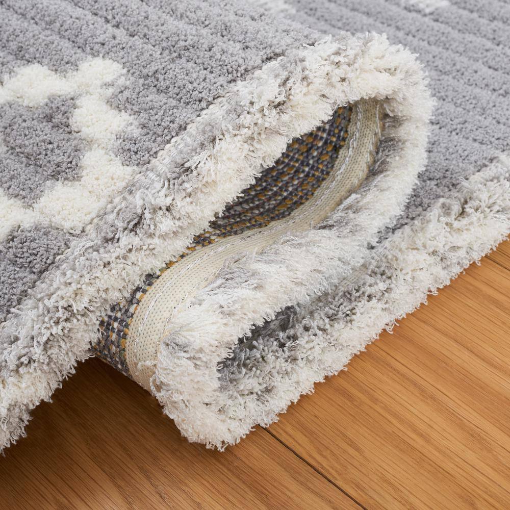 Marrakesh Gray and Light Gray Rectangular Wool Area Rug