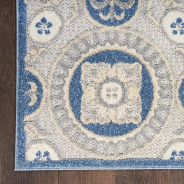 Alloha Blue In/out 3x4 Area Rug, Outdoor - Rugs