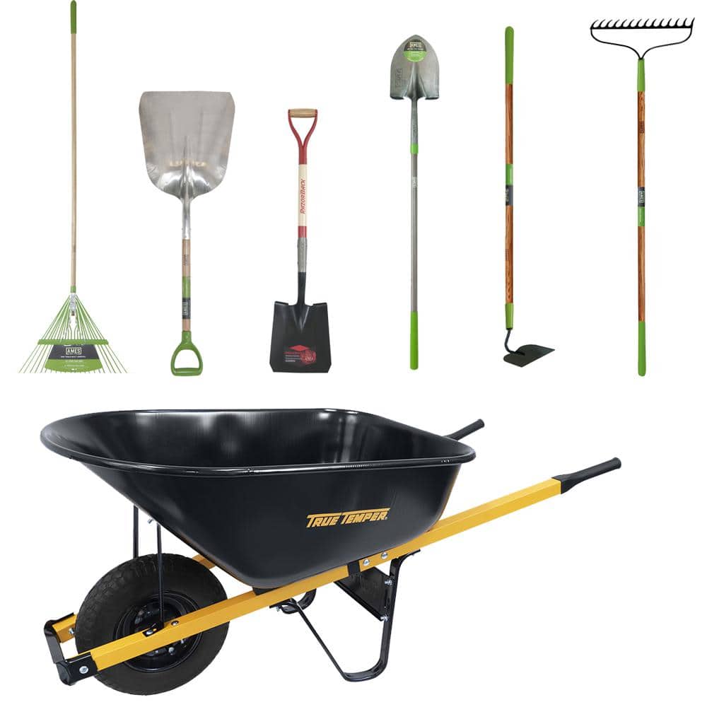 7-Piece Homeowner Landscape Garden Tool Set