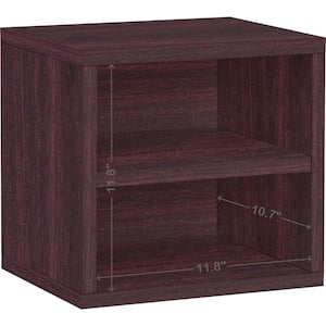 12.6 in. H x 13.4 in. W x 11.2 in. D Dark Brown Recycled Materials 1-Cube Organizer