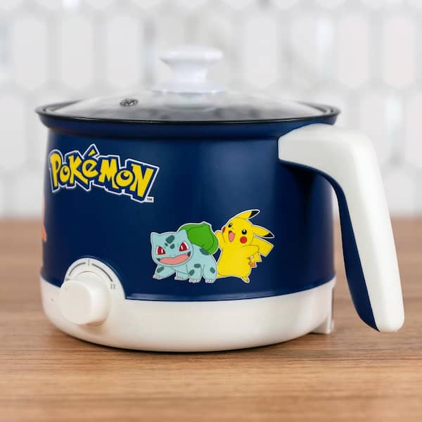 Uncanny Brands Pokemon' 1.4qt. Multicolor Electric Hot Pot and
