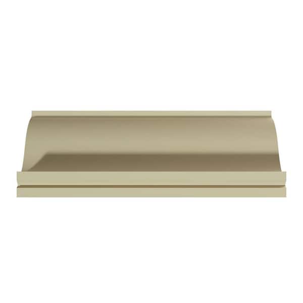 Ekena Millwork Eleanor 5.75 in. D x 8.125 in. W x 94.5 in. L Polyurethane Crown Moulding