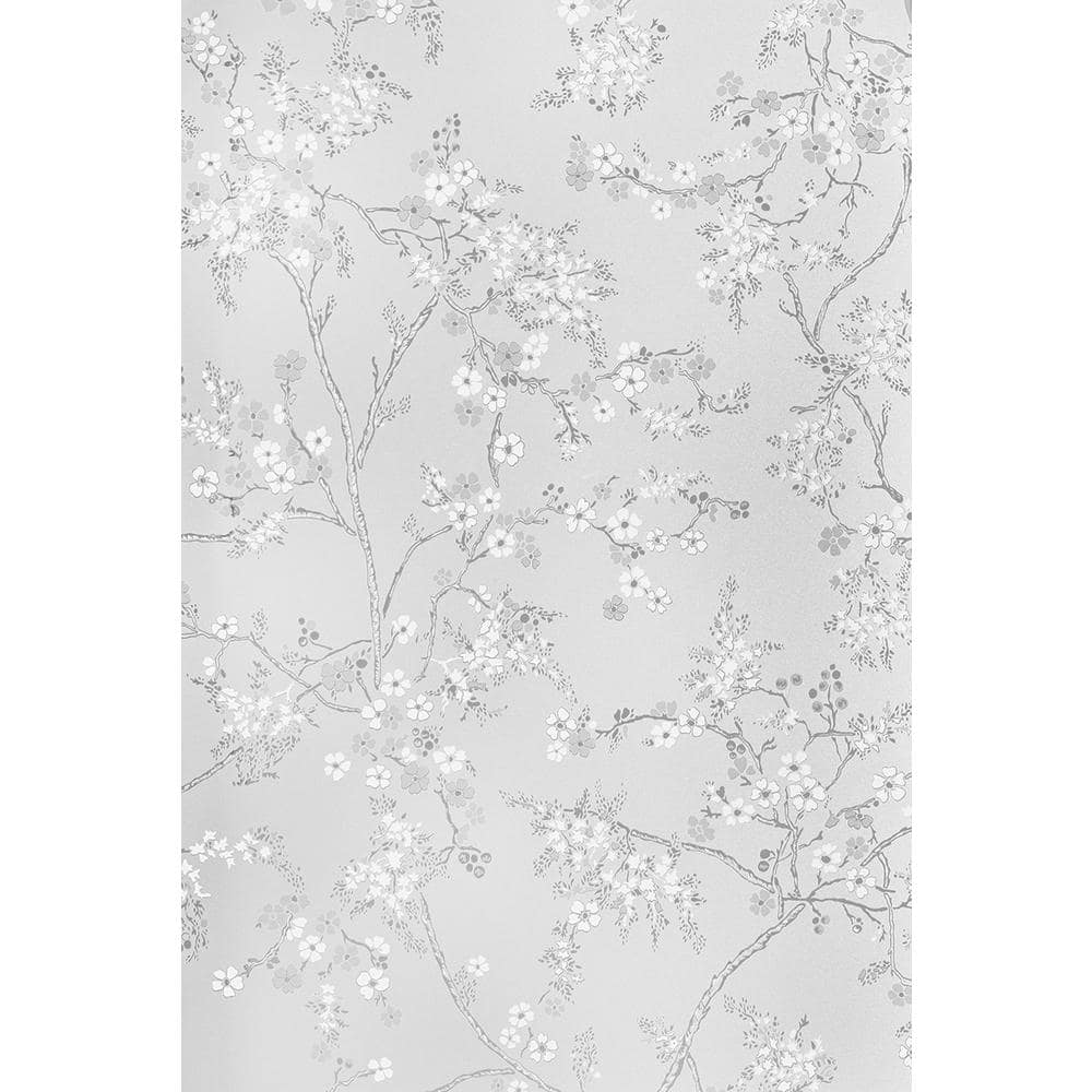 Blossom Frosted Decorative Privacy Window Film, 24" x 36"