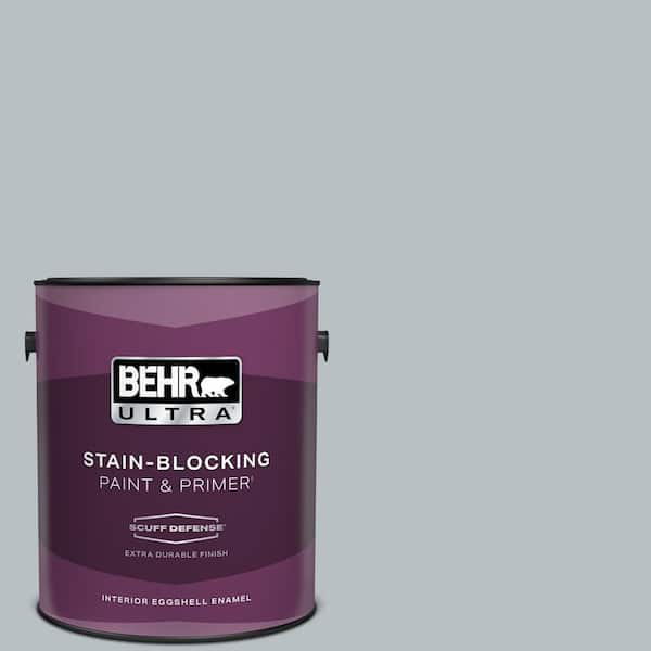 BEHR ULTRA 1 gal. #750E-3 Skyline Steel Extra Durable Eggshell Enamel Interior Paint & Primer