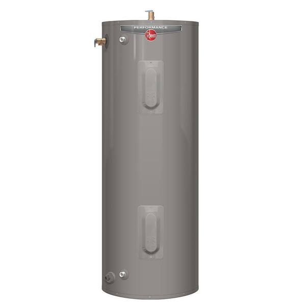 Rheem Performance 40 Gal. Tall 6 Year 4500/4500-Watt Elements Manufactured Housing Side Connect Electric Tank Water Heater