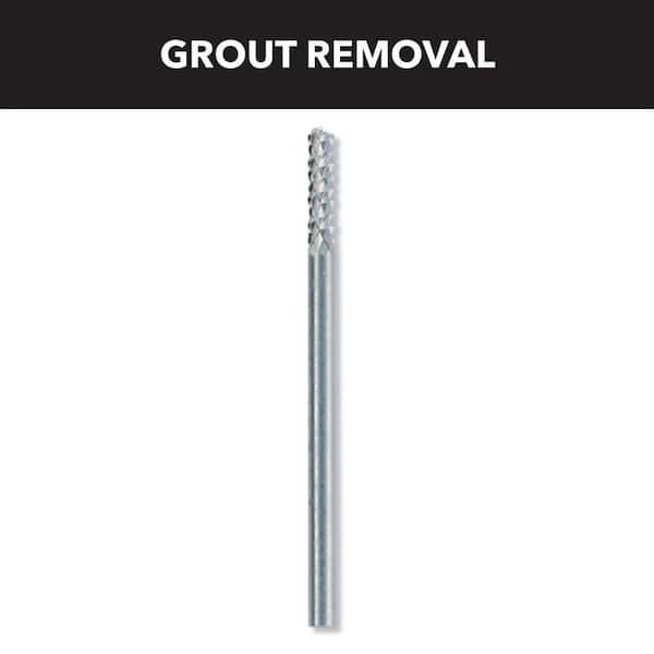 Grout Removal Cleaning Dremel Bits Also Use on Cement Board