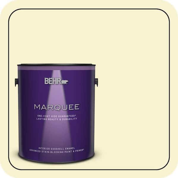 BEHR MARQUEE 1 gal. #P320-1 Flashpoint Eggshell Enamel Interior Paint & Primer
