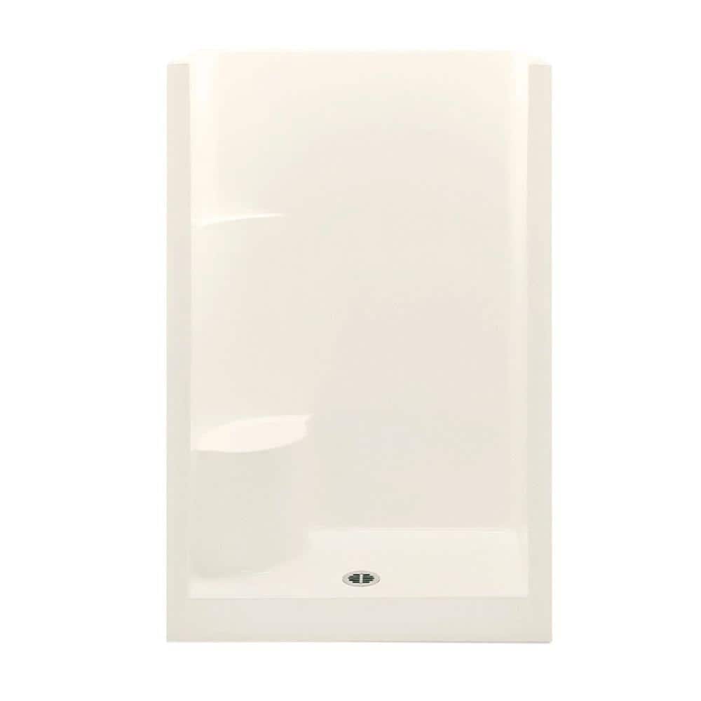 Everyday 48 in. x 33.5 in. x 72 in. 1-Piece Shower Stall with Left Seat and
