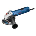 7.5 Amp Corded 4-1/2 in. Angle Grinder with Lock-on Slide Switch