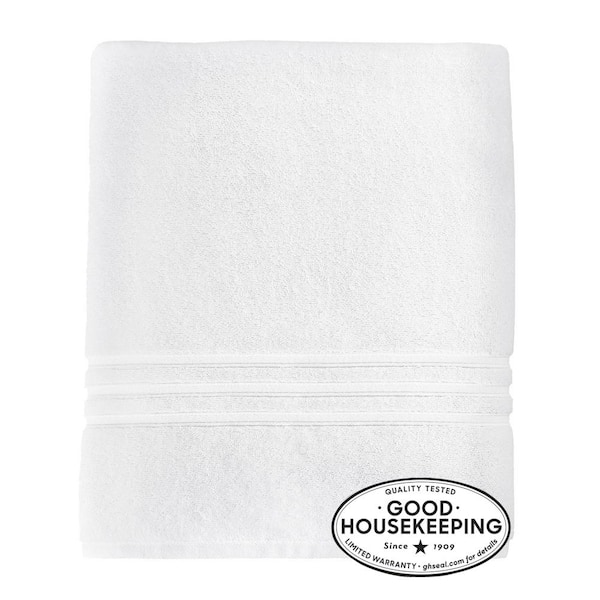 Home Decorators Collection Turkish Cotton Ultra Soft White Bath Sheet