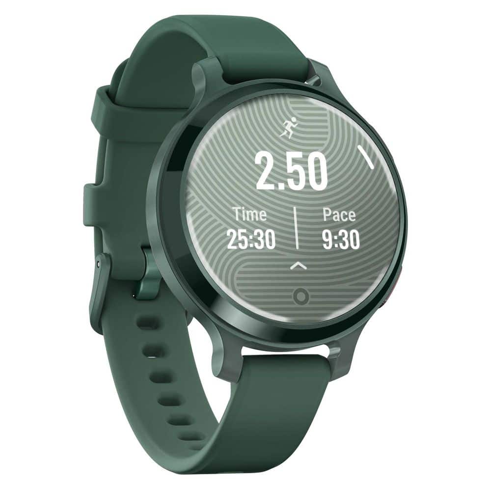 Lily 2-Active Health and Fitness GPS Smartwatch with Anodized Aluminum Bezel and Silicone Band 1.5 x .4 in - Thumbnail 5