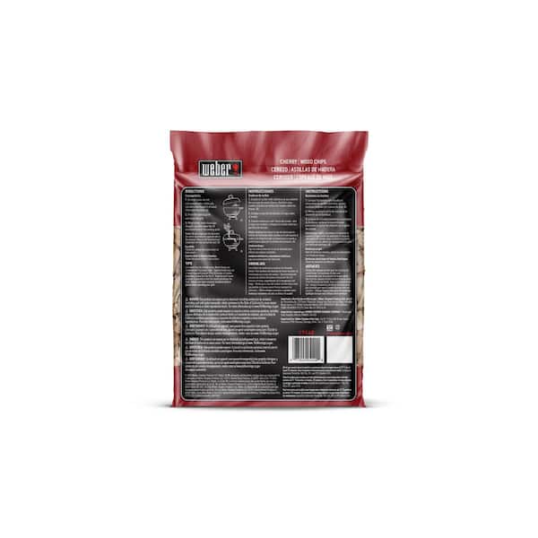 Weber Cherry Wood Chips 17140 - The Home Depot