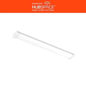 4ft. Smart 4200 Lumens White Integrated LED Wrap Light with Hubspace