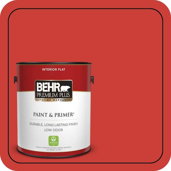 BEHR PREMIUM PLUS 1 gal. #P170-7 100 MPH Flat Low Odor Interior Paint & Primer