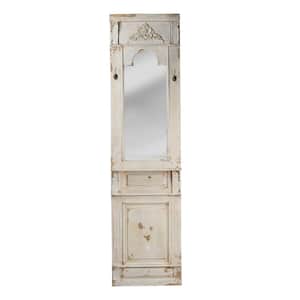 Oversized Rectangle White Mirror (76.2 in. H x 19.7 in. W)