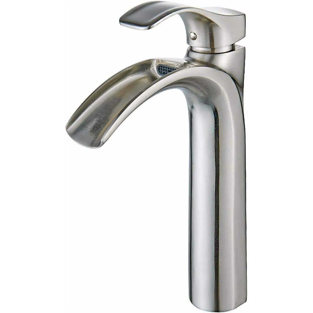 Dyiom Modern Tall Widespread Brushed Nickel Single Handle Single Hole