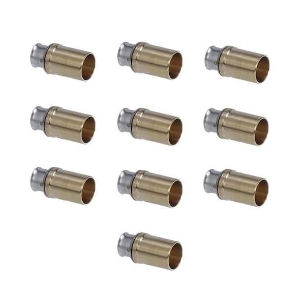 Viega PureFlow 1/2 in. Press x 3/4 in. FTG Zero Lead Bronze Adapter (10-pack)