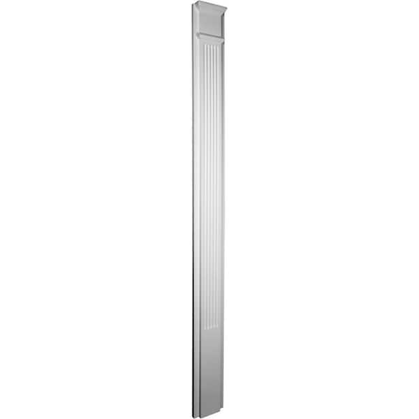 Ekena Millwork 2-1/2 in. x 7-7/8 in. x 90-1/2 in. Polyurethane Fluted Pilaster