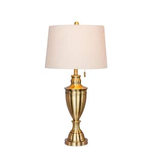 31 in. Classic Urn Antique Brass Table Lamp